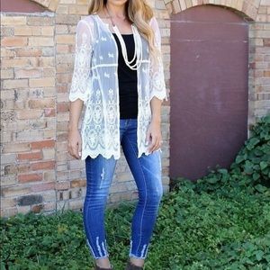Lace cardigan
